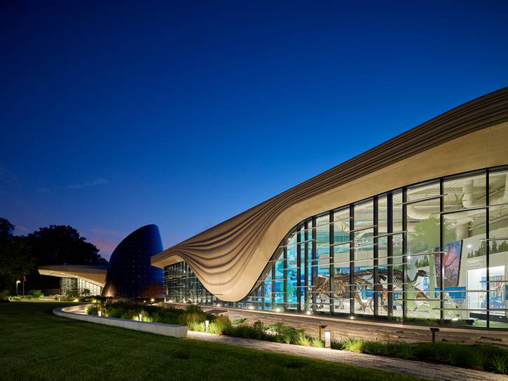 The transformed Cleveland Museum of Natural History.